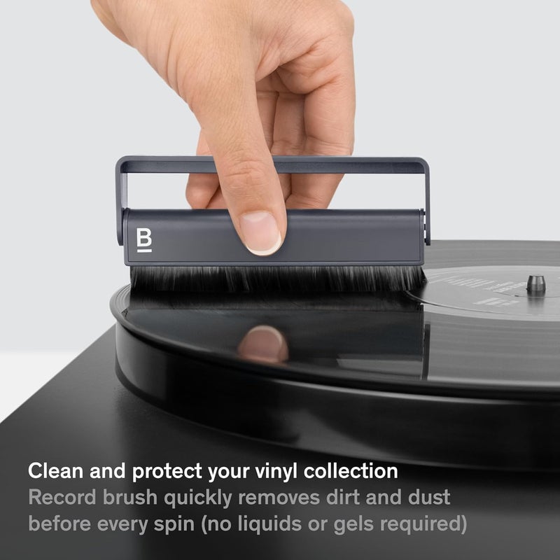 Boundless Audio Record Cleaner Kit - 2-Piece Vinyl Cleaning Kit Includes Record Brush & Stylus Cleaner - Carbon Fiber Anti-Static Vinyl & Stylus Brushes - Image 3